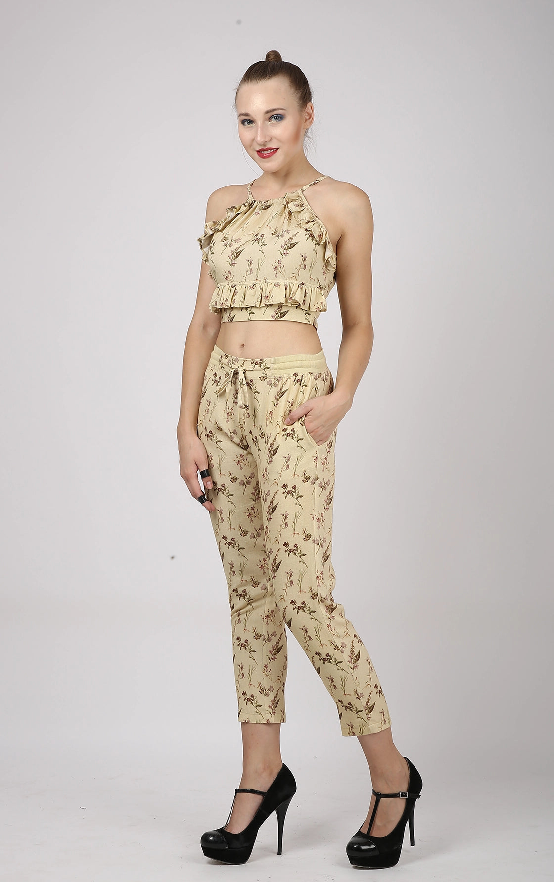 Women Crop top & Trouser