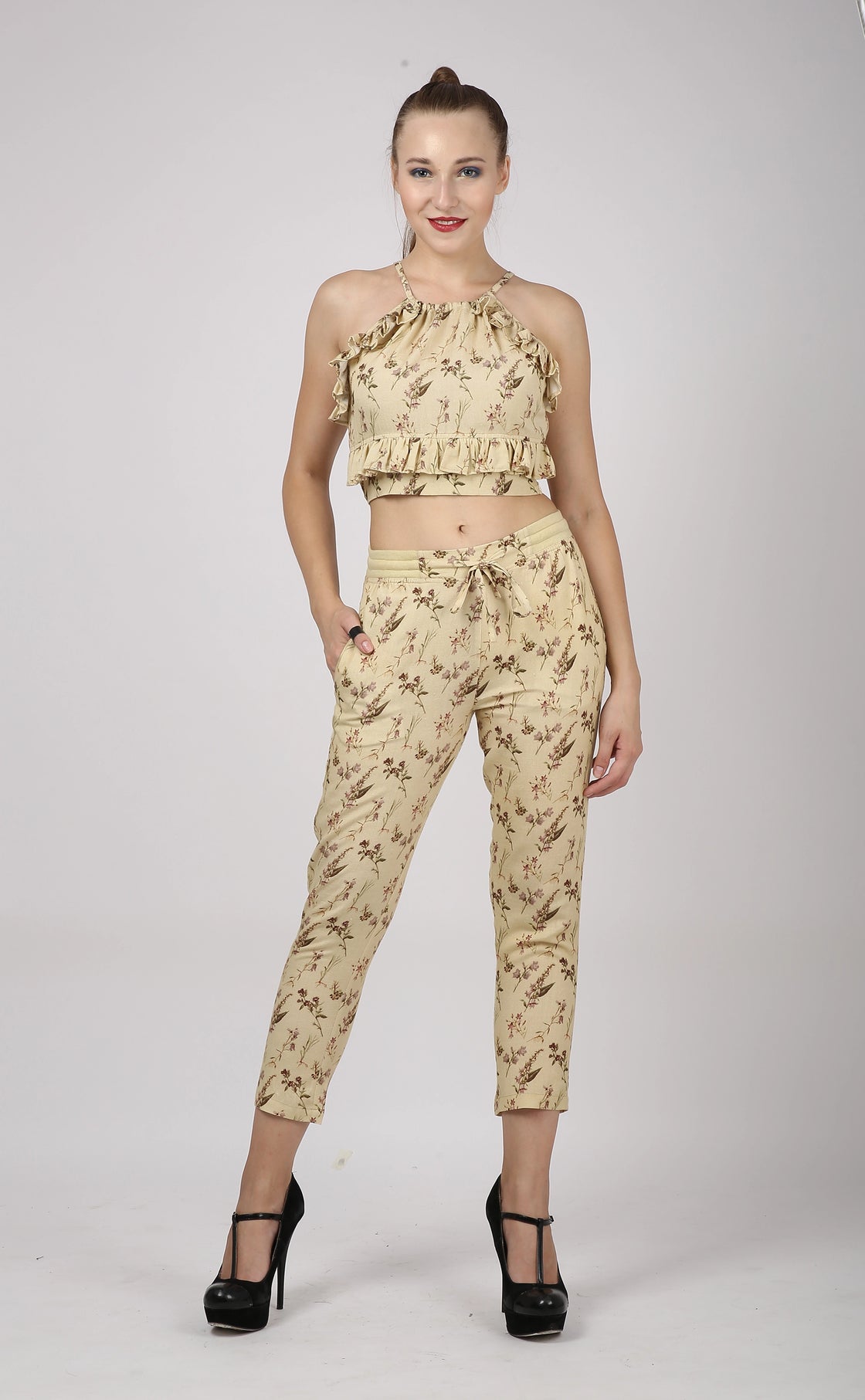 Women Crop top & Trouser