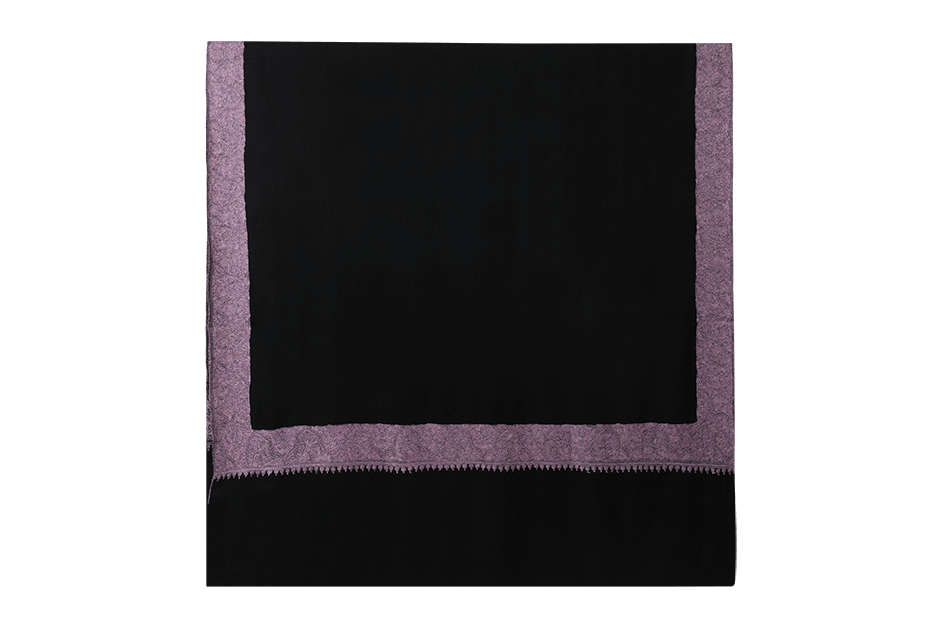 Meera Black Pashmina Shawl