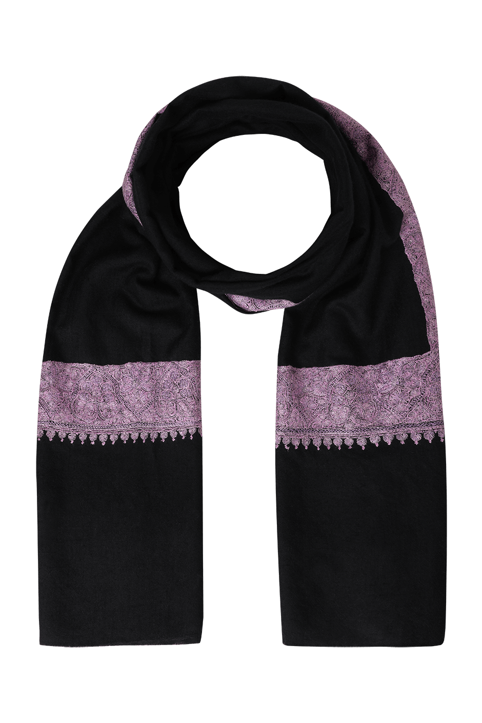 Meera Black Pashmina Shawl