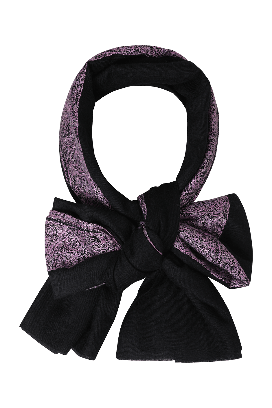 Meera Black Pashmina Shawl