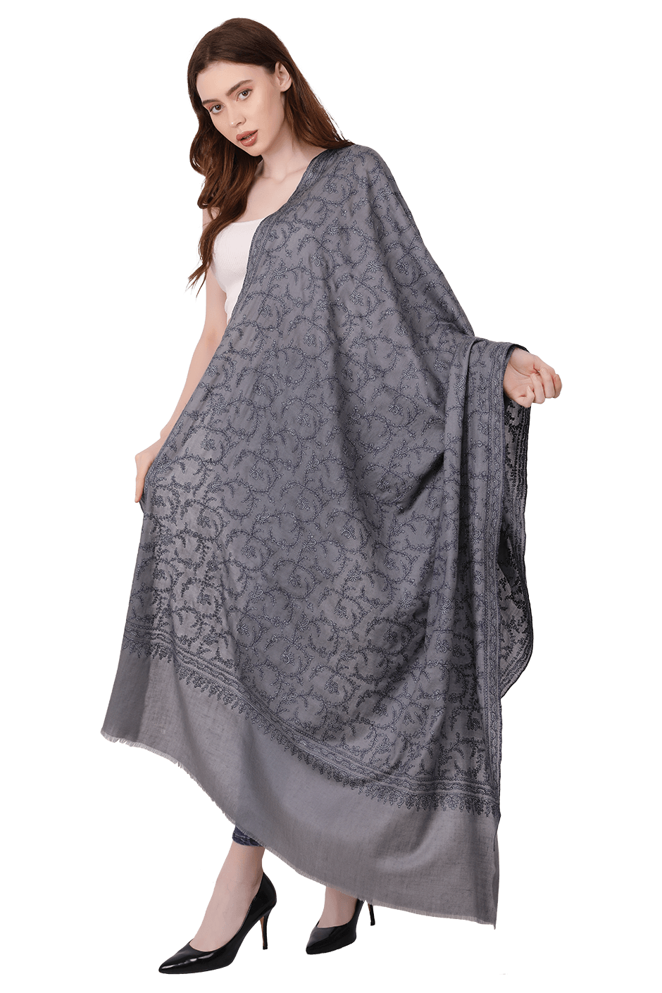 Amir Floral Pashmina Shawl