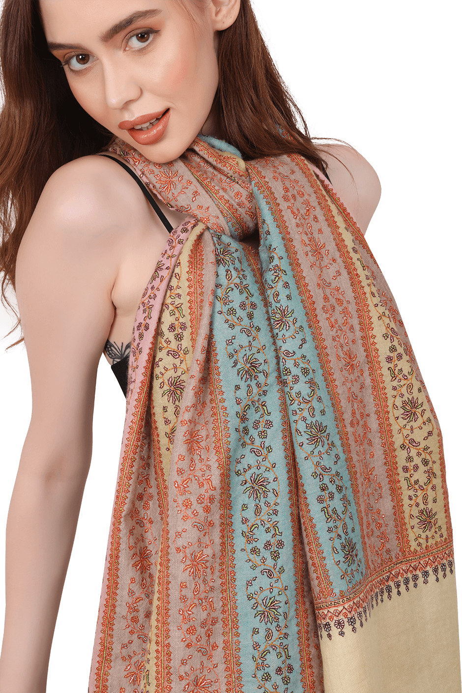 Bijan multicoloured Pashmina