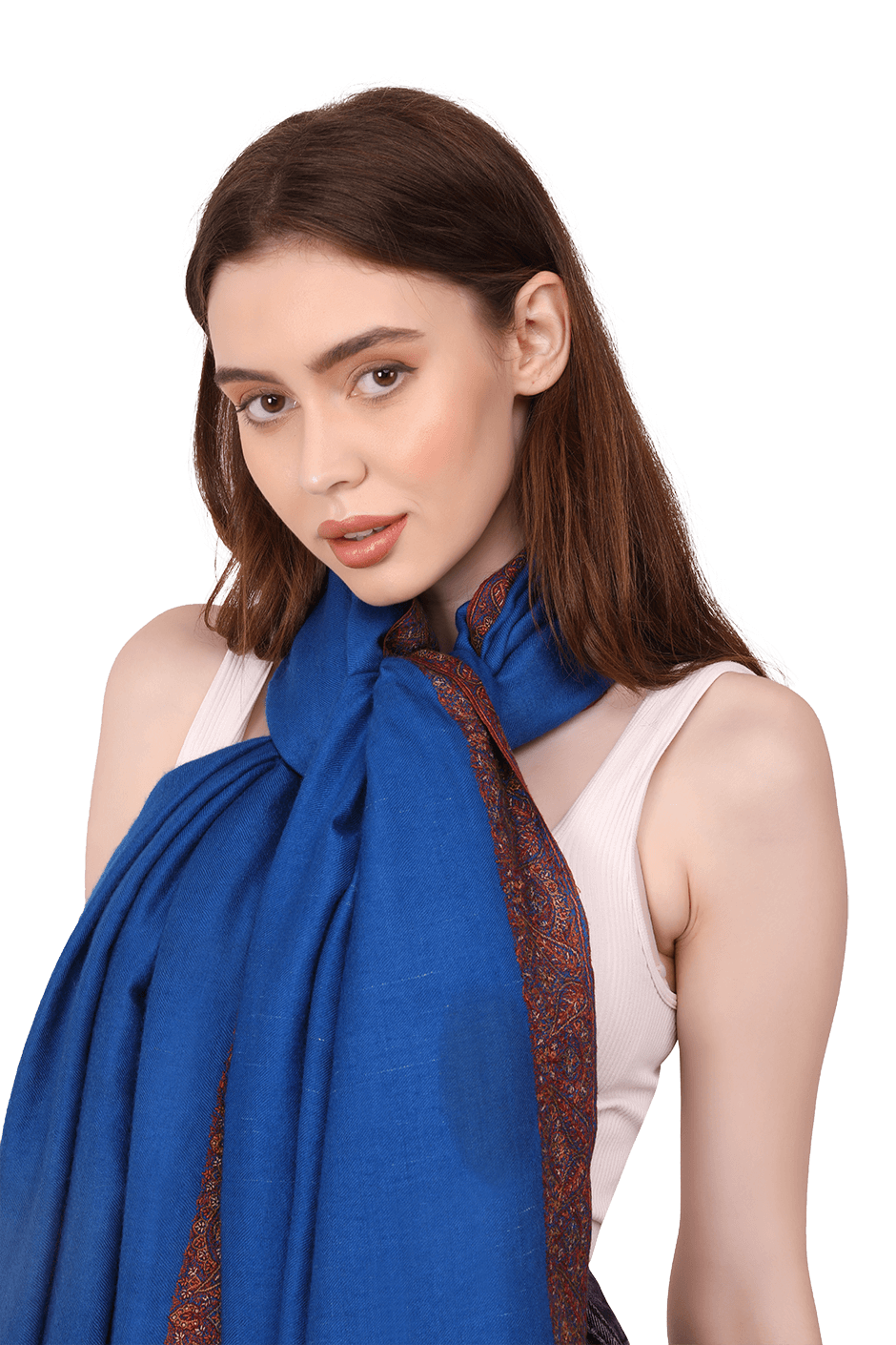 Kasrah Blue Pashmina