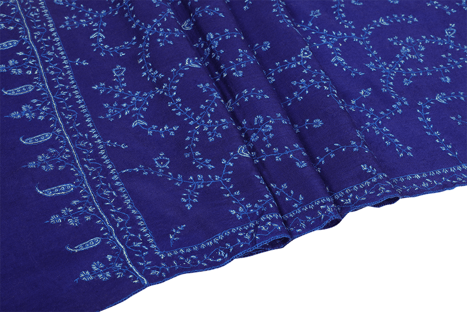 Shula Dark Blue Pashmina